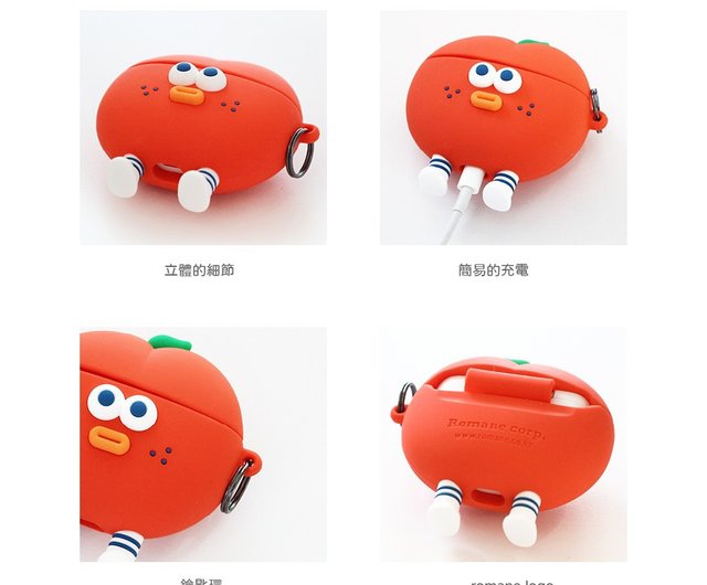 ロマーネブランチ兄弟ポンポンAirpods3ケース - ショップ Romane