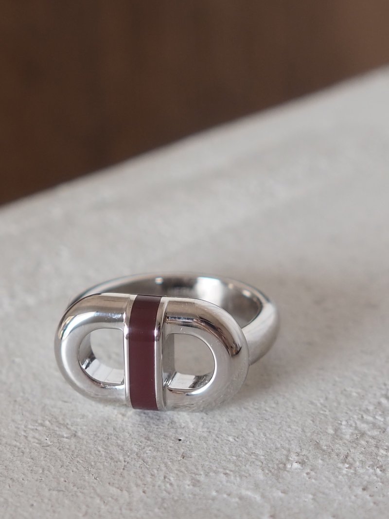 HERMÈS Chaine d'ancre Maillon Ring エルメス シェーヌ・ダンクル・マイヨン リング ヴィンテージ - 戒指 - 其他金屬 銀色