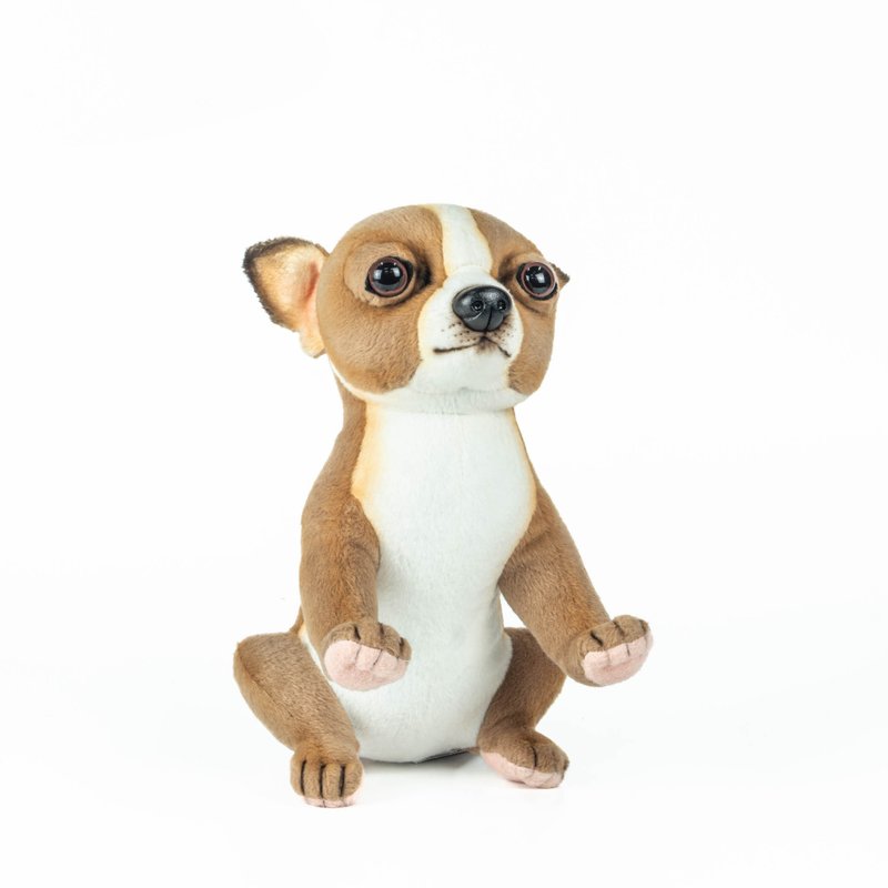 Hansa 8551-Chihuahua sitting position 25 cm long - ตุ๊กตา - วัสดุอีโค สีนำ้ตาล