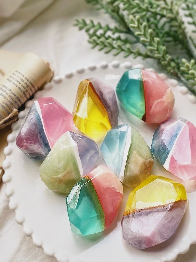 [Handmade Soap Light Luxury Journey] Birthstone Fragrance Gemstone Soap/Experience Course for Two - Other - Other Materials 