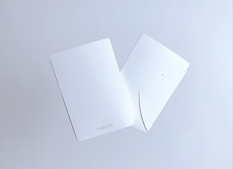 Patented mask temporary storage folder food grade material one-handed storage (30 pieces) - หน้ากาก - วัสดุอีโค ขาว