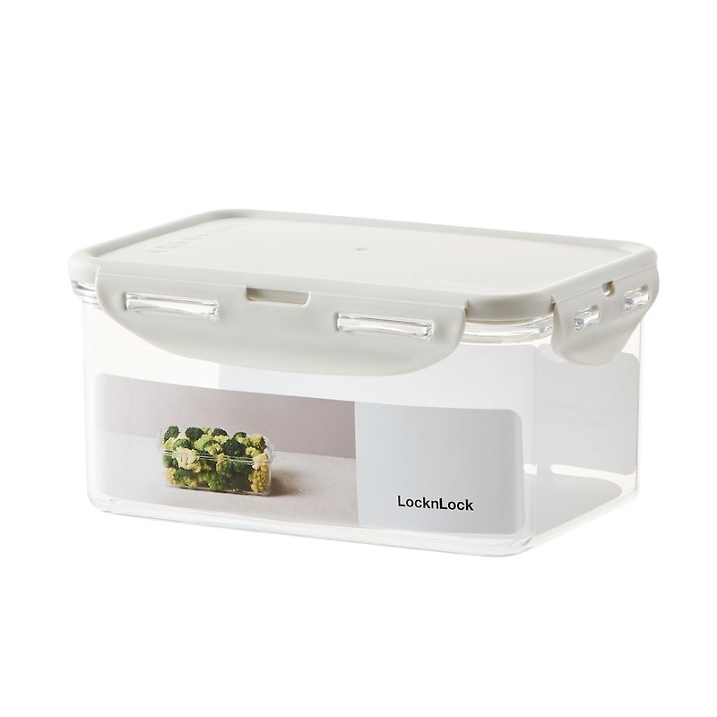 LOCK&LOCK pure fresh-keeping box/rectangular/light grey/1.1L(LBF815D-01) - Lunch Boxes - Plastic 