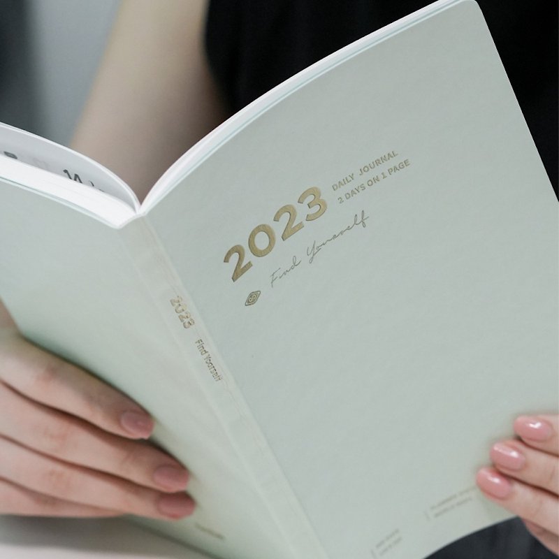 YouthWill 2023 二日一ページハンドブック 八川紙日記ハンドブック オリジナル - ノート・手帳 - 紙 多色
