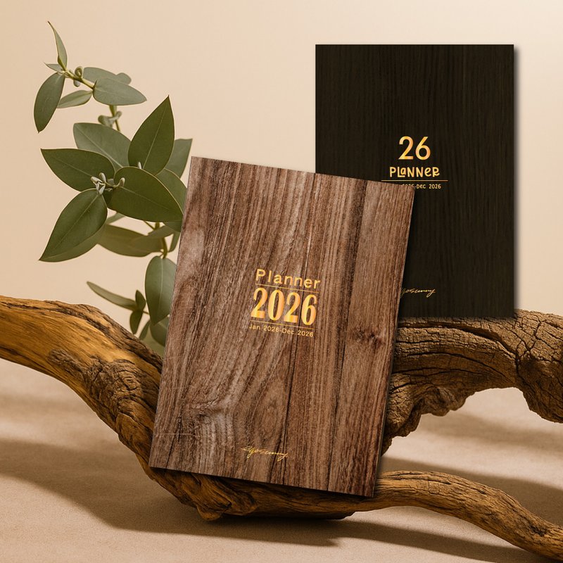 【限量商品】2026時光木語手帳_週/月計畫精裝筆記本_ 4 款必收 - 筆記本/手帳 - 紙 