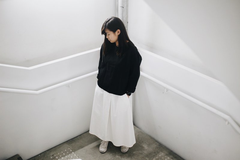 Basic Top - Black - Women's Tops - Cotton & Hemp Black