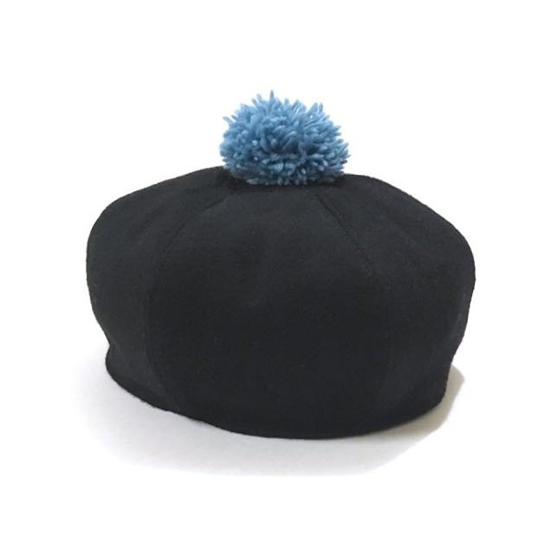 赤ちゃんベレー帽 - スタイ - その他の素材 ブラック