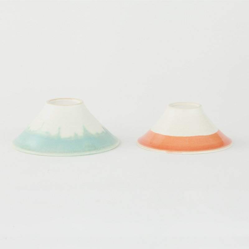Rice Bowl Fuji Wan  / Set of 2 - Bowls - Pottery 
