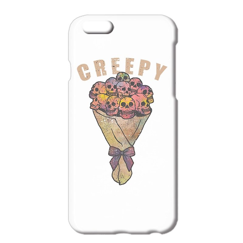 iPhone ケース / creepy flower 2 - スマホケース - プラスチック ホワイト