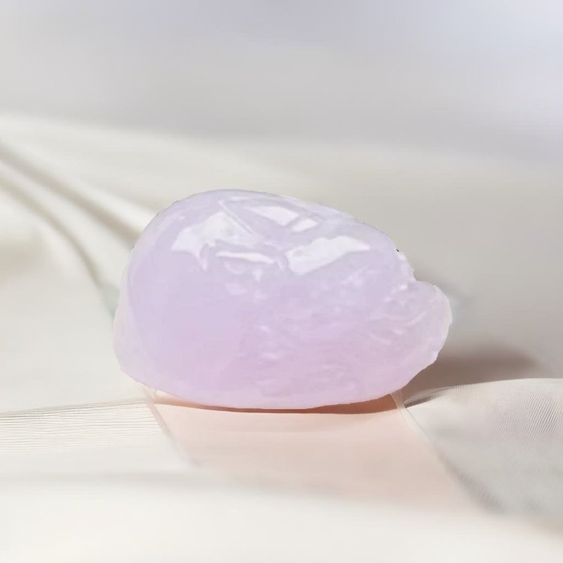 [Lucky Beast] Ice Violet Jade Pixiu | Ring Face | Stone| Natural Burmese Jade Jade - งานโลหะ/เครื่องประดับ - หยก สีม่วง