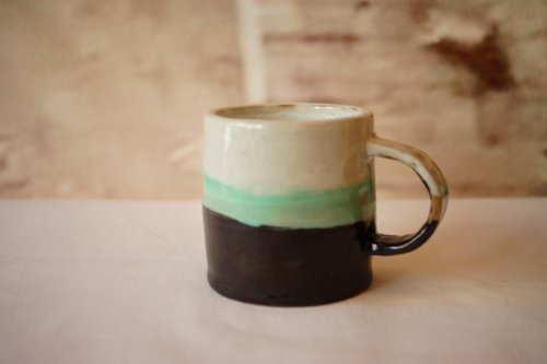 昕作。陶 粉引手作 三色 馬克杯 220ml 茶杯 咖啡杯 陶杯