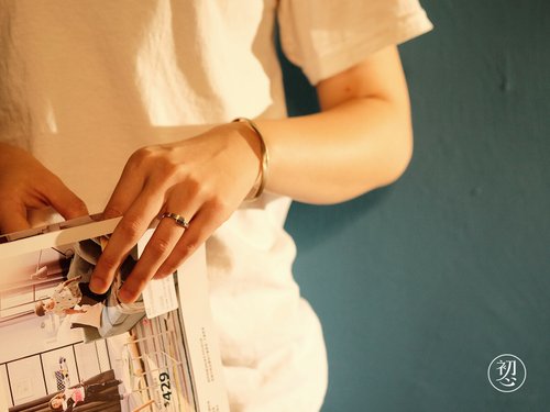 初心金工宅 2017年-對戒-攜-女款-925銀戒