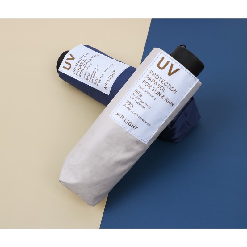 Airlight MUJI Sunbathing Anti-UV Portable Pocket Hand Open 50% Off Umbrella - ร่ม - วัสดุอื่นๆ หลากหลายสี