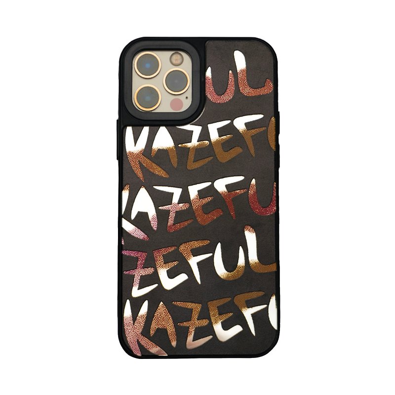 塑膠 手機殼/手機套 多色 - 香港原創品牌KAZEFUL—Kazeful Classic/黑邊鏡面手機殼/iPhone14