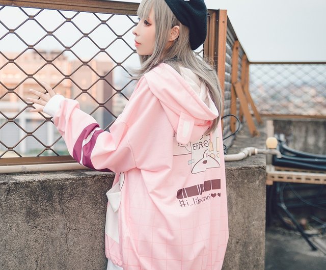 Anime Sweatshirt Aesthetic Clothing Kawaii Girl Menhera -  Israel