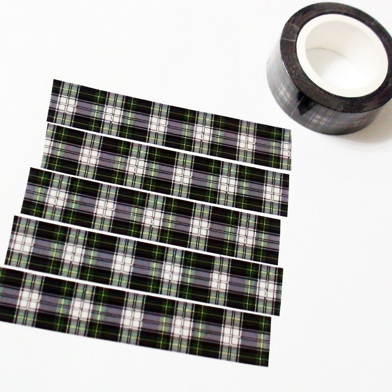 Masking Tape Winter Plaid Fabric - Washi Tape - Paper 