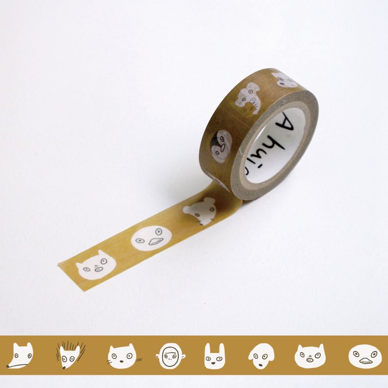 Original paper tape animals - Washi Tape - Paper 