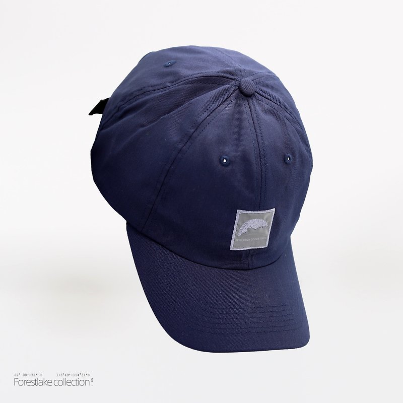 LionRock Cap | Cotton | Navy Blue - หมวก - ผ้าฝ้าย/ผ้าลินิน 