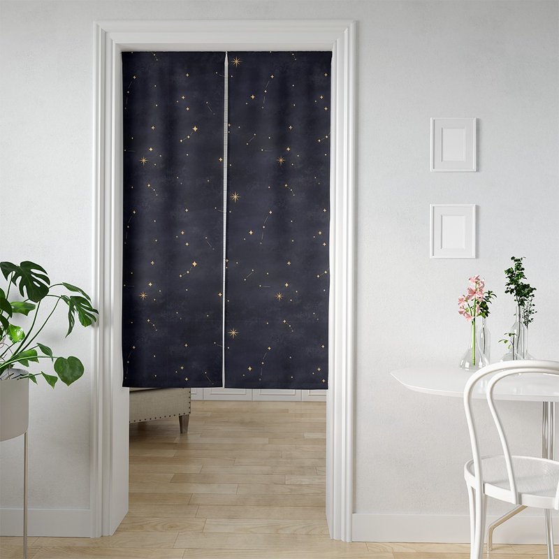 品牌原創印花門簾The starry sky 繁星點點 HC1079星空 - 門簾/門牌 - 聚酯纖維 