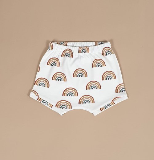 Rainbows baby shorts, baby boy shorts, baby girl shorts, kids shorts
