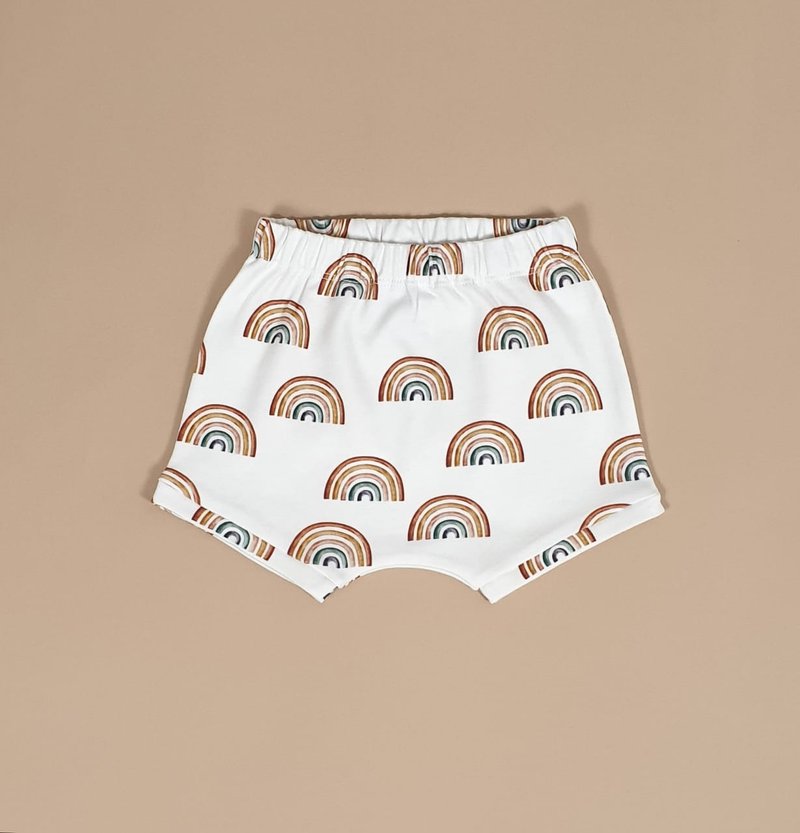 Rainbows baby shorts, baby boy shorts, baby girl shorts, kids shorts - 男/女童長褲/短褲 - 棉．麻 多色
