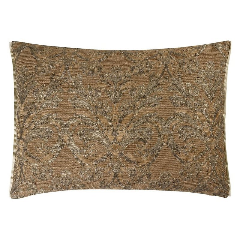 British Throw Pillow/Cushion Vittoria Fresco - 60x45cm - Pillows & Cushions - Other Materials Gold