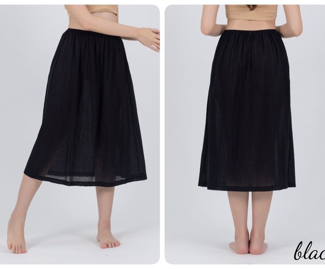 Cotton under skirt hotsell