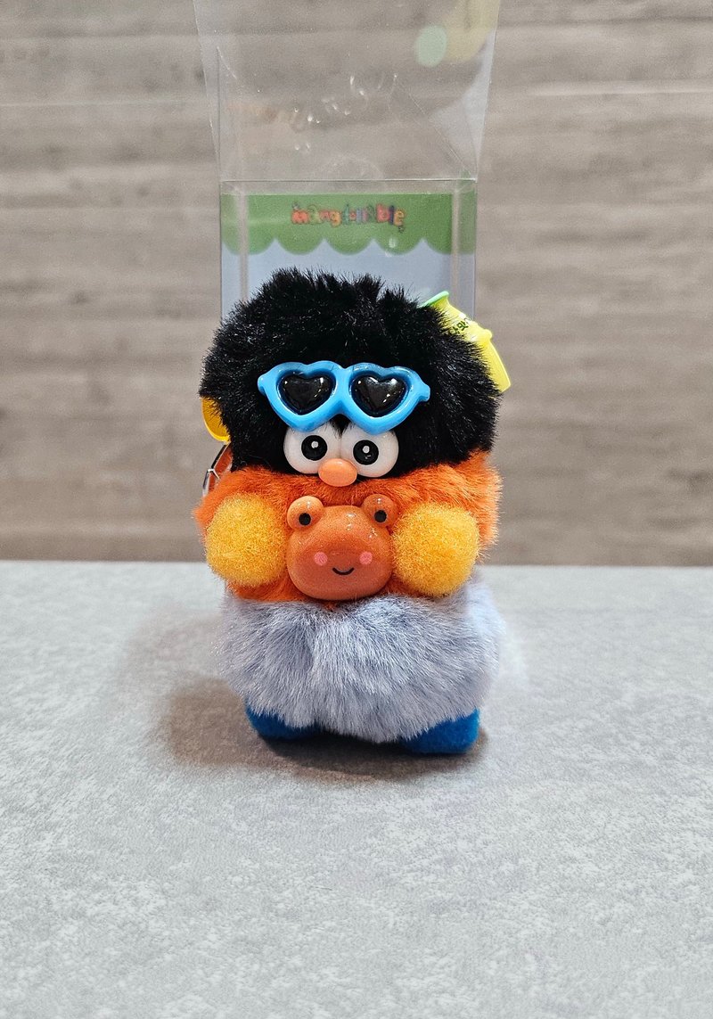 baby caterpillar keyring- Sunglasses - ที่ห้อยกุญแจ - วัสดุอื่นๆ สีดำ