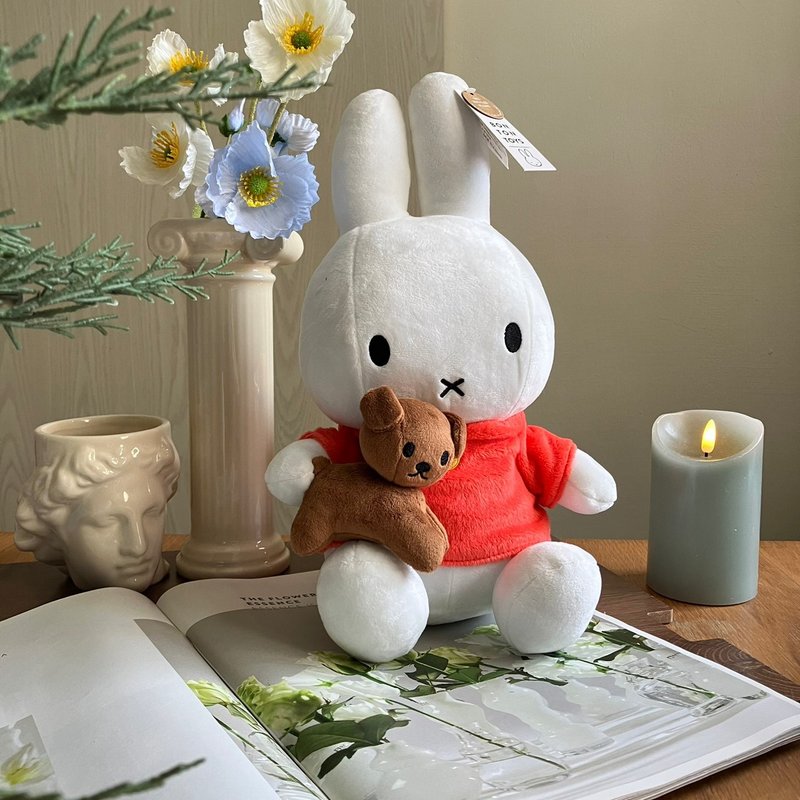 BON TON TOYS Miffy米菲兔填充玩偶33cm-米菲好朋友 - 公仔/玩偶 - 聚酯纖維 多色