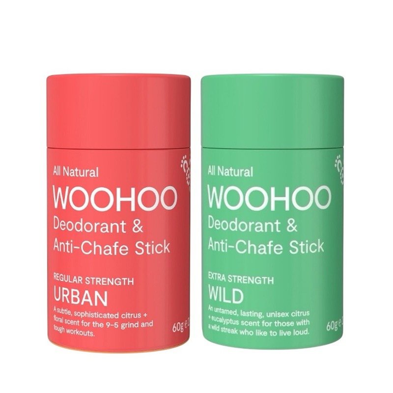 澳洲Woohoo神奇體香棒 2入優惠組 汗味 體味 老人味 - 香水/香膏 - 濃縮/萃取物 白色