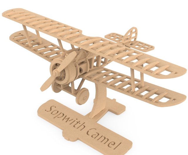 ソッピース キャメル (1917) キャメル戦闘機 - スケルトン構造木製