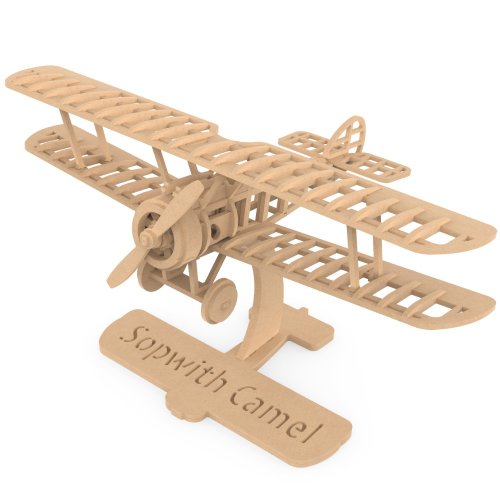 Suck UK｜ICONS of FLIGHT Sopwith Camel (1917) 駱駝式戰鬥機 - 骨架結構木模型 (1/32)