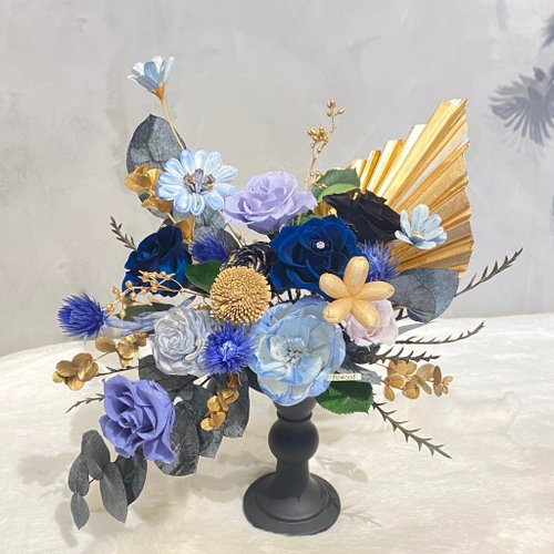 花木植物所 限臺中 造型花藝 限量藍 不凋花 永生花