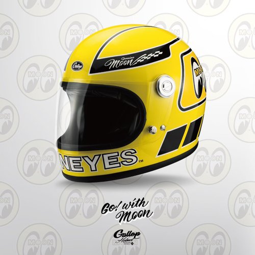 Made in Taiwan MOONEYES x GALLOPジョイントフルフェイス