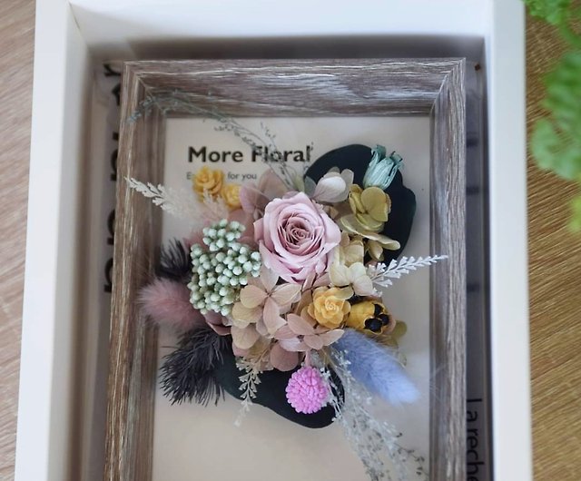 preserved flower frame wall decoration - Shop Together Floral Dried Flowers  & Bouquets - Pinkoi