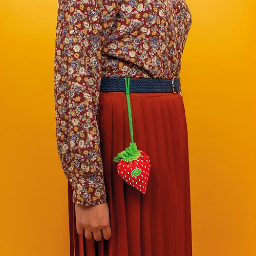 EPOCHSIA 夏潮選物 【英國 Luckies】美味水果收納環保購物袋-甜心野莓