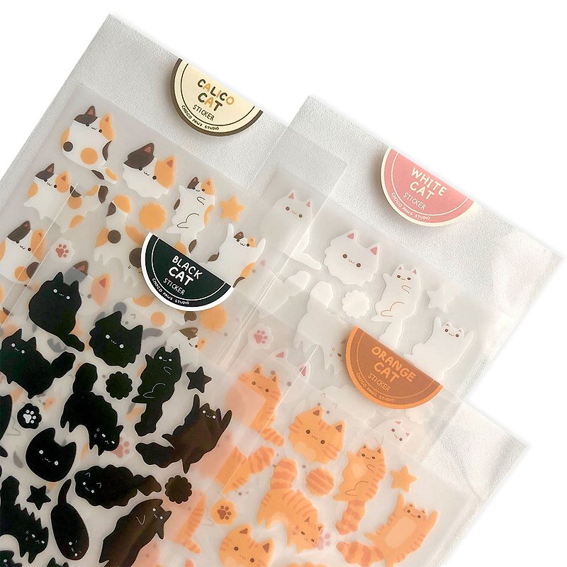 Cat Sticker - Stickers - Waterproof Material 