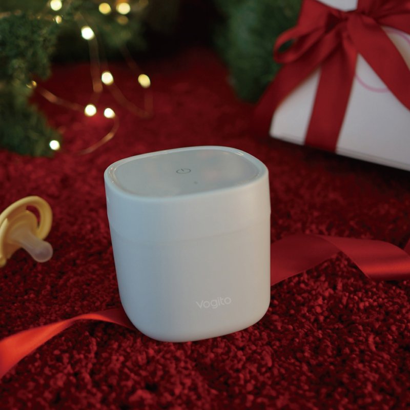 聖誕交換禮 | 彌月好禮 | 好日照Qube隨身奶嘴殺菌盒 - 奶瓶/奶嘴 - 塑膠 卡其色