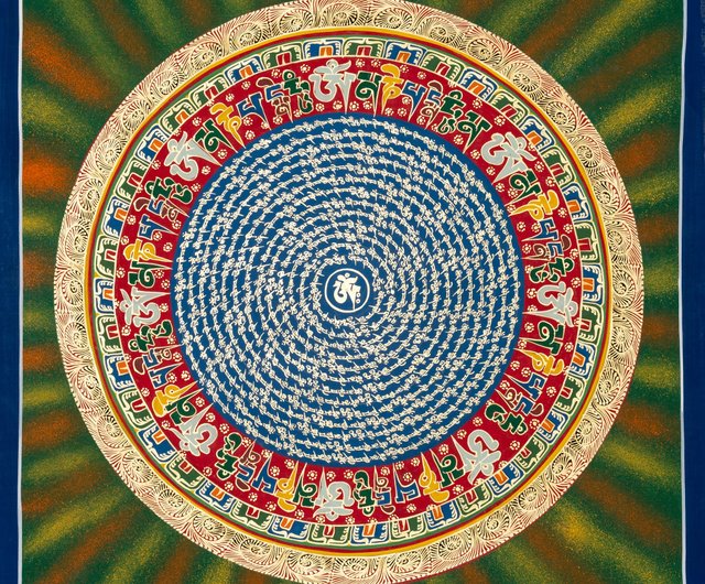 マンダラマンダラ タンカ チベット仏教の手描き絵 - ショップ