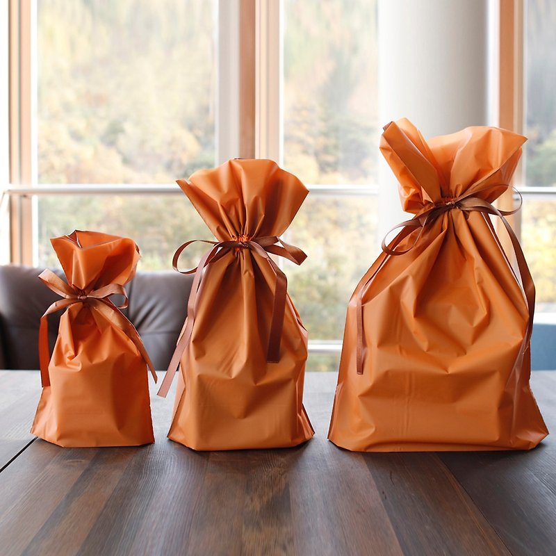 有料ギフトラッピング　丸モ高木陶器専用 - 包裝材料 - 塑膠 橘色