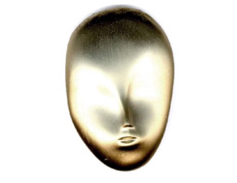 Brancusi Muse pin - Brooches - Other Metals Gold