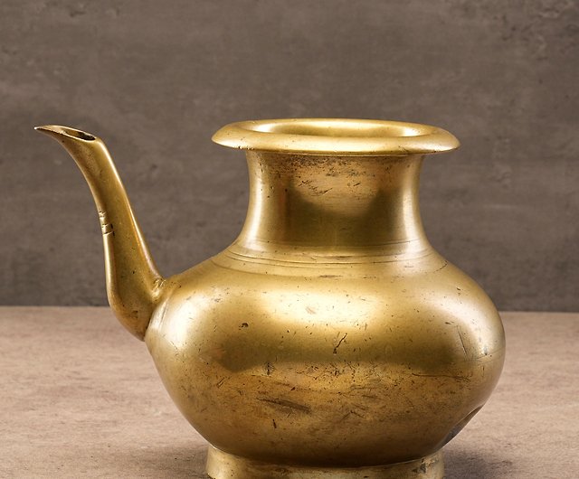 Heavy Antique Solid Brass Pitcher - antiques - by owner - collectibles sale  - craigslist