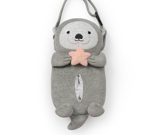 創美社　エイコカイヤ　オリジナル　ラッコ　ぬいぐるみ　ティッシュカバー　中古品 創美社 エイコカイヤ オリジナル ラッコ ぬいぐるみ ティッシュ