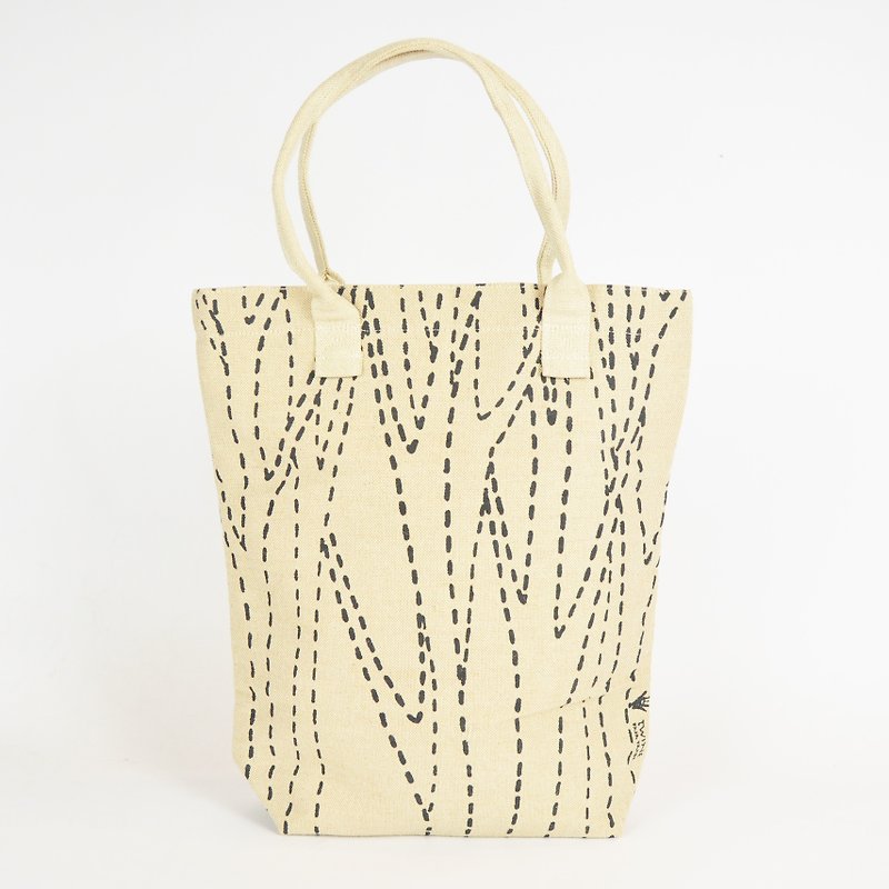 Serigraphy woods bag __ Fair Trade - Handbags & Totes - Cotton & Hemp Gold