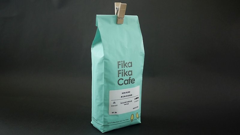 FikaFikaCafe　半磅裝 席也納 綜合咖啡－中深烘焙 - 咖啡/咖啡豆 - 新鮮食材 咖啡色