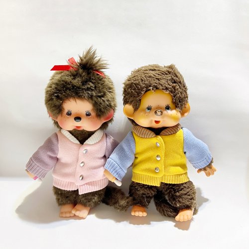 新品　モンチッチ　スカジャン　Mサイズ　限定商品　ブルゾン　セット　着せ替え モンチッチS_17cmぬいぐるみ_ハンドメイド 人形着せ替え服