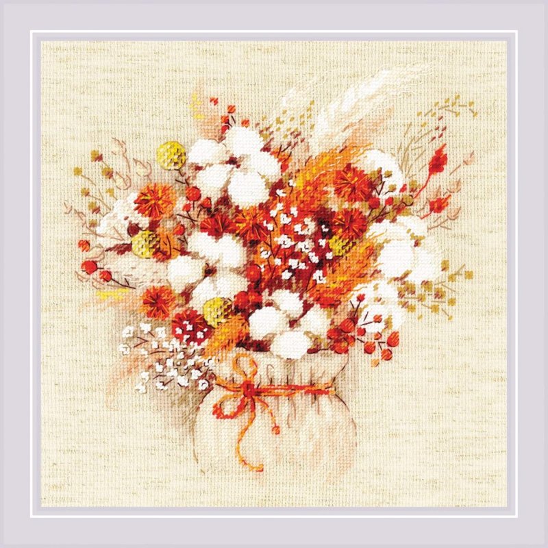 1913 - RIOLIS 十字繡材料包 - 棉花 - 編織/刺繡/羊毛氈/縫紉 - 其他材質 