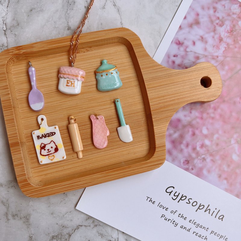 Milin Cat's Baking Kitchen Handmade Necklaces, Full Series Collector's Edition - สร้อยคอ - เรซิน 