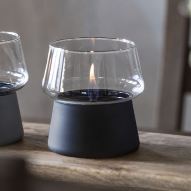 【Tenderflame】桌上型火焰情境氣氛燈 Amaryllis 10 - 燈具/燈飾 - 其他材質 黑色