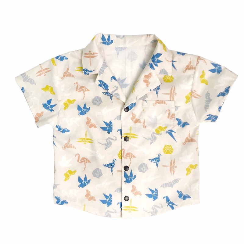 Hawaiian shirt - เสื้อเชิ้ตผู้ชาย - ผ้าฝ้าย/ผ้าลินิน 