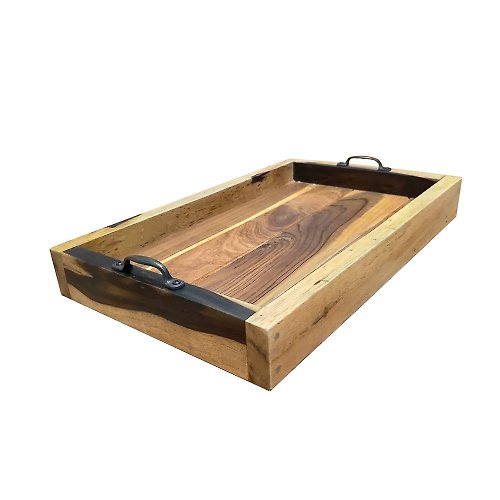 Solid Wood Tray Tea, Wooden Serving Tray With Handles Plans